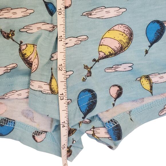 Dr Suess Oh The Places You'll Go Pjs 3 Piece Lounge Wear Set 2X 18W 20W - Picture 8 of 16